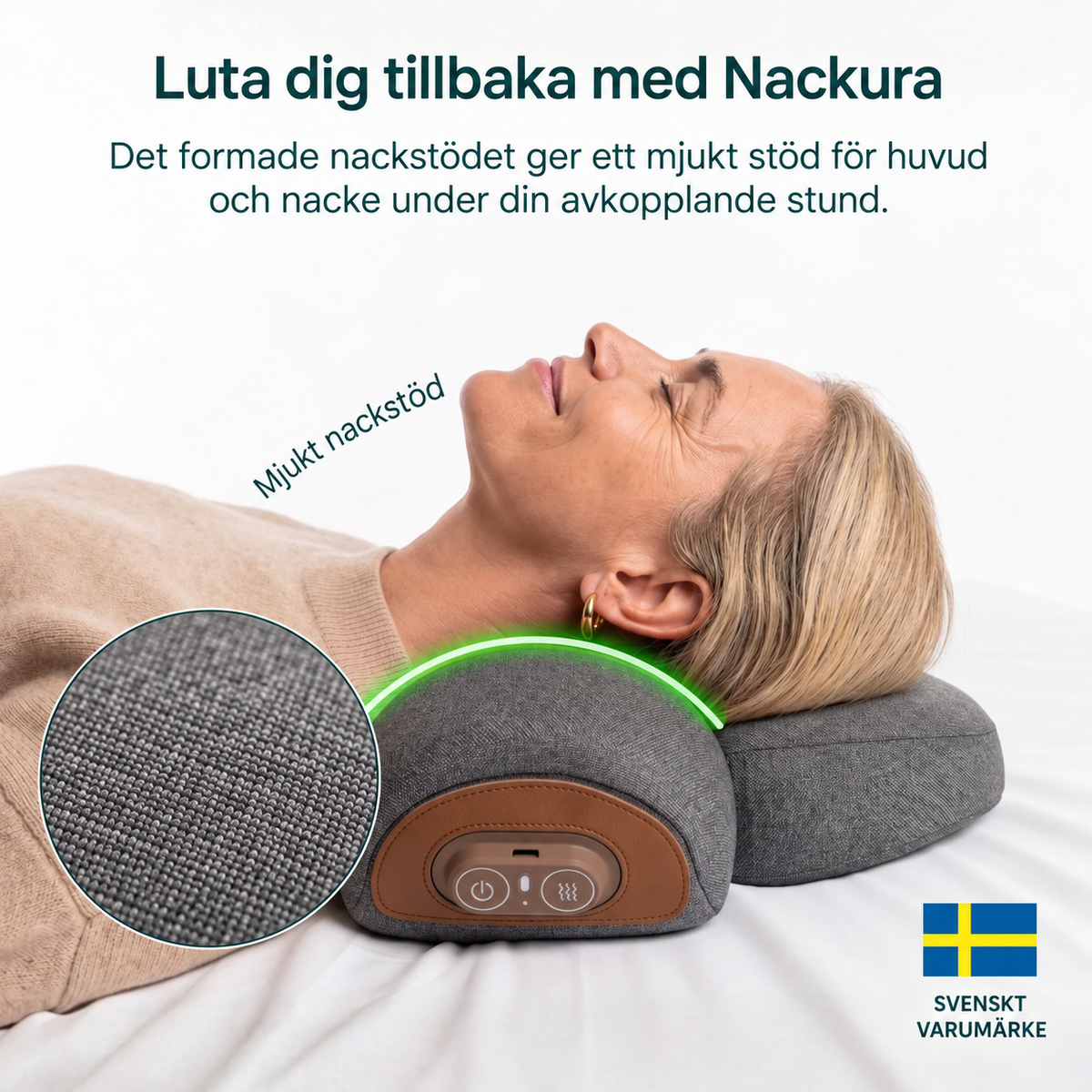 Nackura – Massagekudde för nacke
