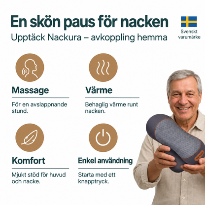 Nackura – Massagekudde för nacke