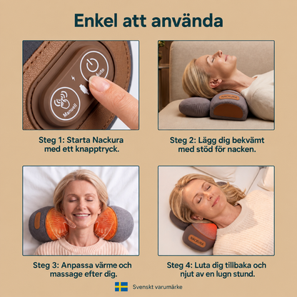 Nackura – Massagekudde för nacke